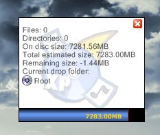 CDBurnerXP Dropbox