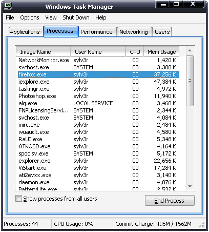 Firefox 3's footprint