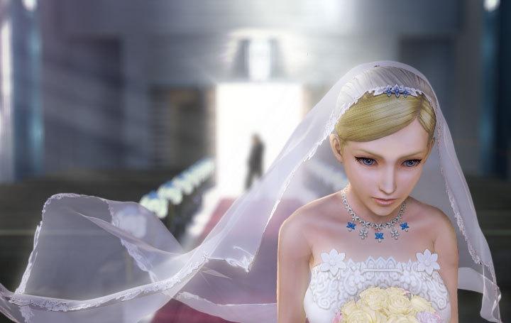 Aya Brea in her Wedding Dress