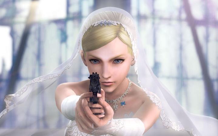 Aya Brea in her Wedding Dress