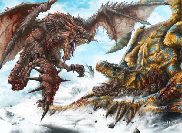 rathalos-vs-tigrex-terek-c-art