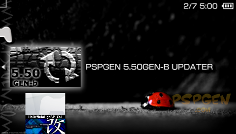 PSP 5.50 GEN-B Firmware update