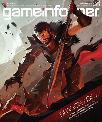 Game Informer's Dragon Age 2 Preview cover